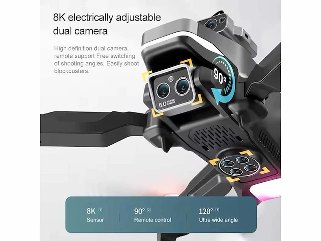 Fitgo 4k dual camera drone - afbeelding 6 van  7
