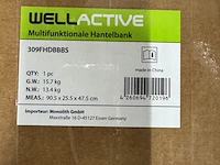 Fitness halterbank multifunctioneel wellactive - afbeelding 4 van  4