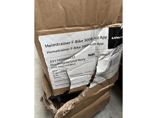 Fitness hometrainer met lcd scherm ultrasport, f-bike - afbeelding 3 van  4