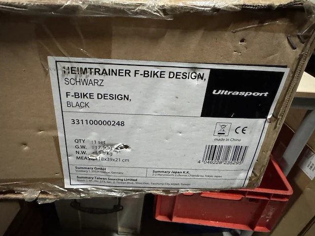 Fitness hometrainer opvouwbaar ultrasport, f-bike - afbeelding 2 van  2