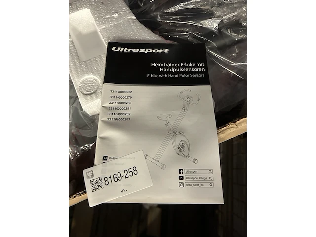 Fitness hometrainer ultrasport, f-bike - afbeelding 7 van  7