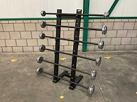 Fitness products bv 10-20kg halterset met rek - afbeelding 1 van  3