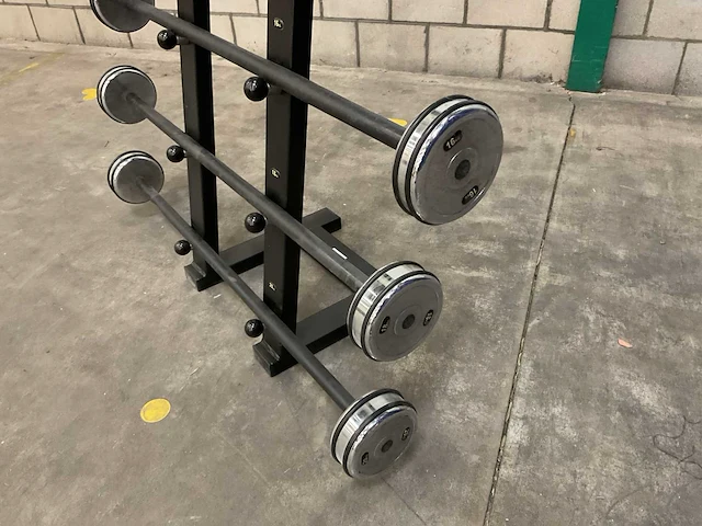 Fitness products bv 10-20kg halterset met rek - afbeelding 2 van  3