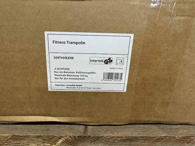 Fitness trampoline 126 cm ultrasport - afbeelding 3 van  3