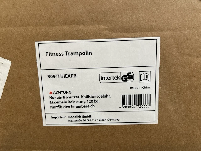 Fitness trampoline 126 cm - afbeelding 4 van  5