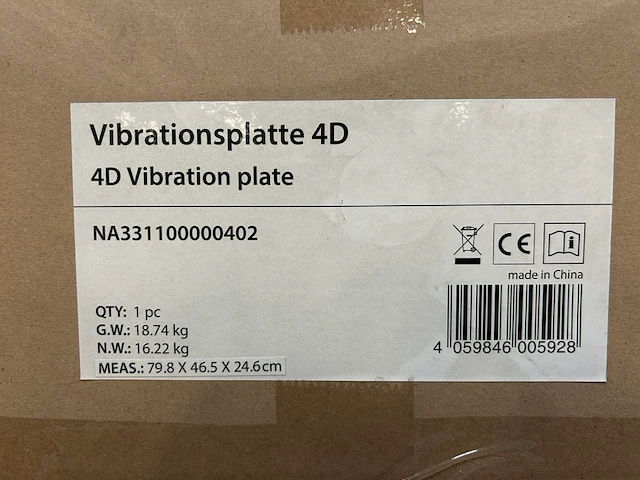 Fitness trilplaat 4d - afbeelding 4 van  4