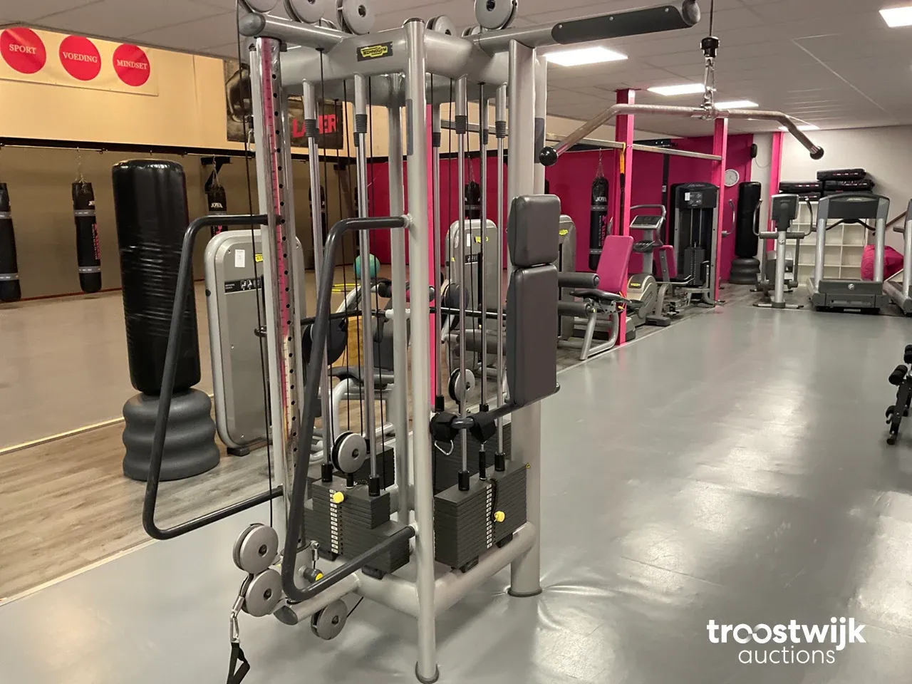 Fitnessapparatuur afkomstig uit faillissement