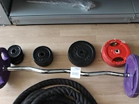 Fitnessproducten w.o. curlstang en touw - afbeelding 3 van  3