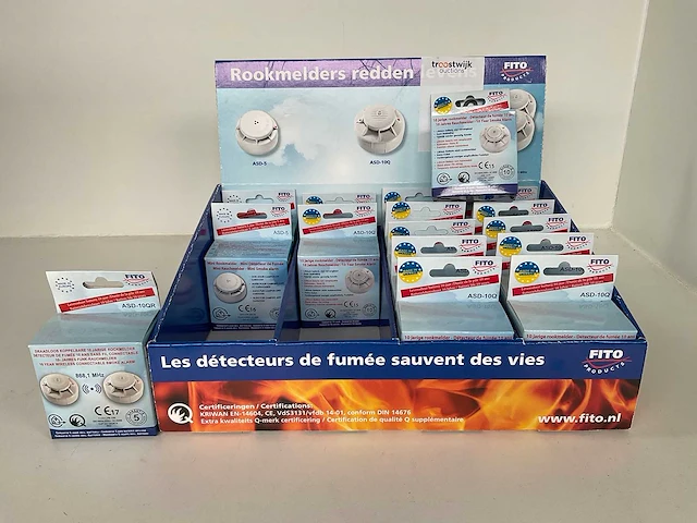 Fito asd-10q rookmelder (17x) - afbeelding 1 van  5