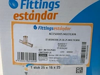 Fittings estandar t stuk 25x16x25 - afbeelding 2 van  3