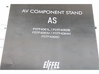 Fitueyes hifi av plank 4 niveau houten standaard met houten planken voor draaitafel dvd-speler xbox stand hifi rack - afbeelding 6 van  6