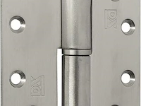 Fix kogelstiftpaumelle rechts 89x89mm rvs - afbeelding 1 van  1