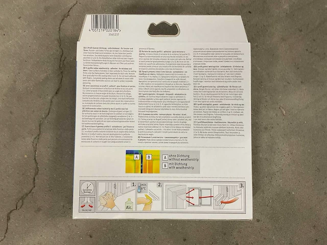 Fix-o-mol premium verpakking á 18m rubber tochtstrip (70x) - afbeelding 3 van  3