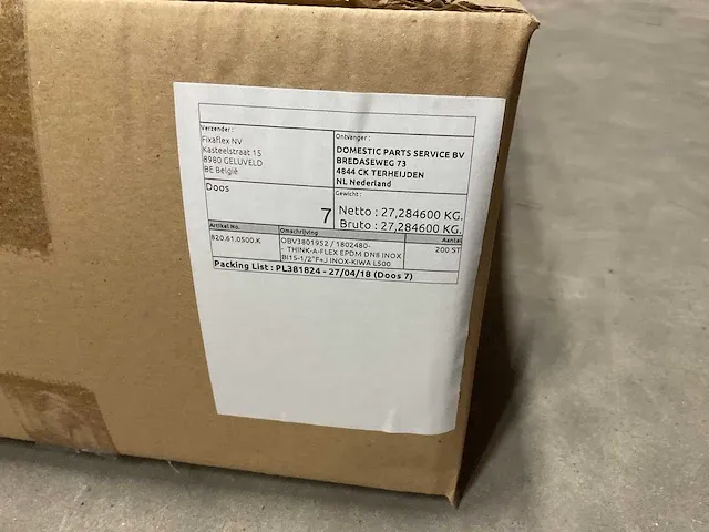 Fixaflex nv - think-a-flex l500mm - doos á 200 stuks flexibele aansluitslangen (2x) - afbeelding 2 van  2