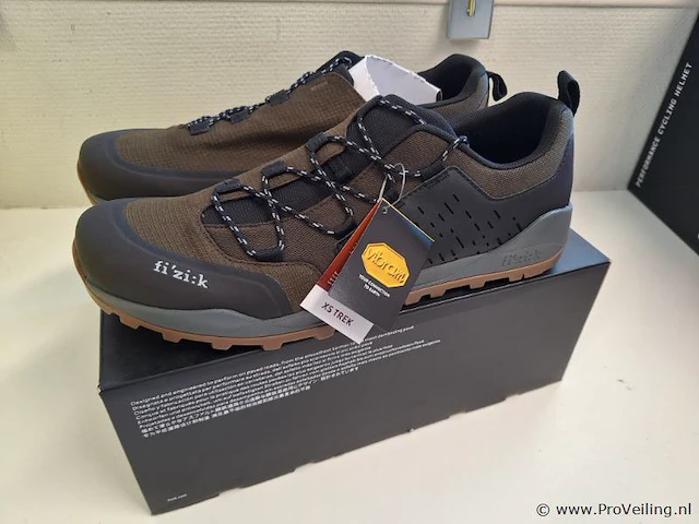 Fizik mtb fietsschoenen model terra ergolace x2 | kleur olive/camel - afbeelding 1 van  6
