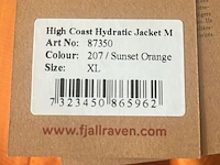 Fjallraven high coast hydratic jacket - sunset orange - afbeelding 3 van  3
