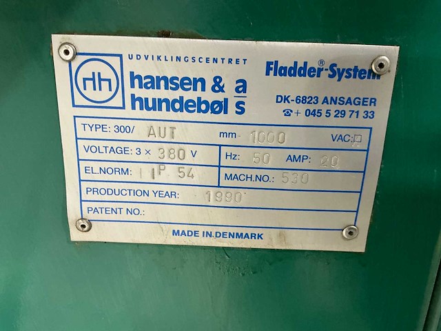 Fladder - 1990 - 300 aut/1000 - borstelmachine - afbeelding 6 van  14