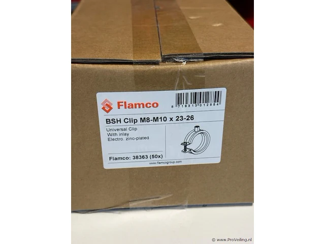 Flamco bsh clip m8-m10 x 23-26 - afbeelding 2 van  2