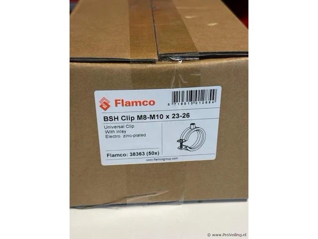 Flamco bsh clip m8-m10 x 23-26 - afbeelding 2 van  2