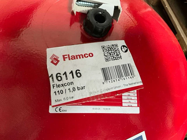 Flamco expansievat 110l - afbeelding 3 van  4