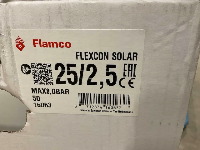 Flamco flexcon solar 25 expansievat - afbeelding 3 van  3