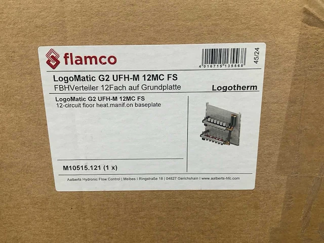 Flamco logomatic g2 ufh-m 12mc fs vloerverwarming set - afbeelding 2 van  3