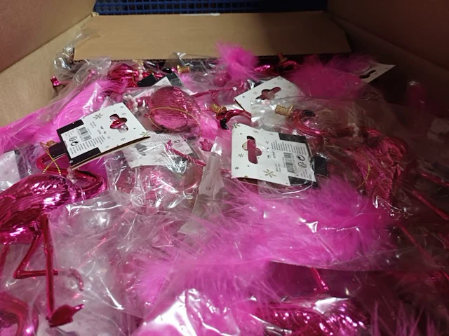 Flamingo decoratie 20 stuks loc o007 - afbeelding 7 van  7