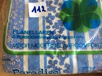 Flanel lakens 2pers - afbeelding 2 van  2