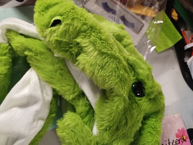 Flapper muts krocodil met licht 1x - afbeelding 2 van  3