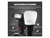 Flash diffuser light - softbox voor speedlight -fotografie easy hood - afbeelding 1 van  2