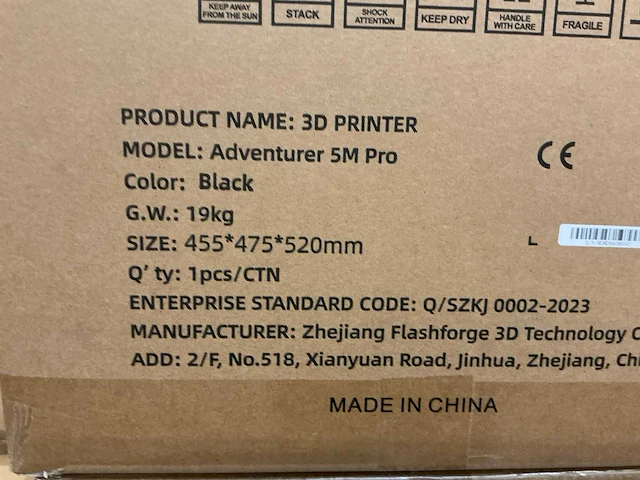 Flashforge adventurer 5m pro 3d printer - afbeelding 3 van  3