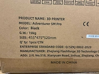 Flashforge adventurer 5m pro 3d printer - afbeelding 3 van  3