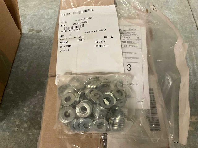 Flat washer (5x) - afbeelding 1 van  2