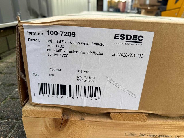 Flatfix fusion winddeflector achter 1700 (1007209) - (29x) - afbeelding 2 van  2