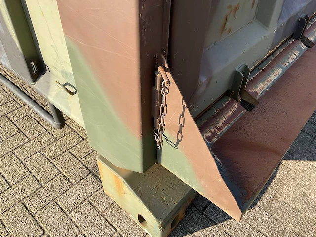 Flatrack uniteam, 20ft kipper / legercontainer - afbeelding 8 van  17