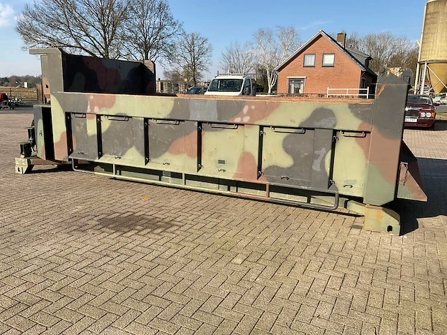 Flatrack uniteam, 20ft kipper / legercontainer - afbeelding 17 van  17