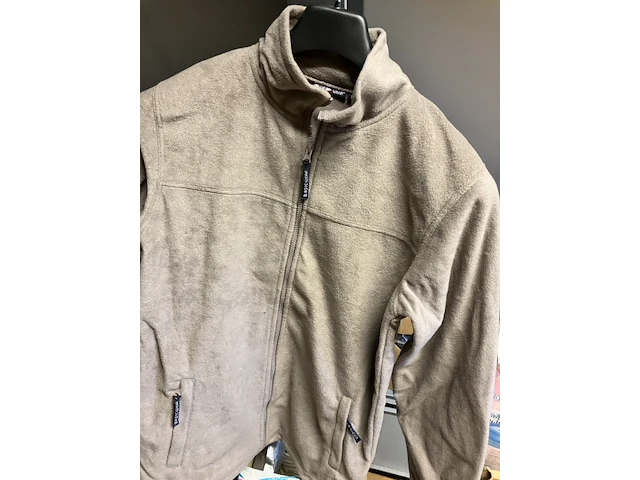 Fleece vest beige taupe maat m - afbeelding 3 van  5