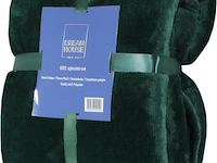 Fleecedeken groen - afbeelding 1 van  4