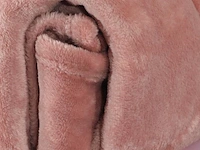 Fleecedeken oud roze - afbeelding 2 van  4