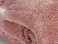 Fleecedeken oud roze - afbeelding 3 van  4