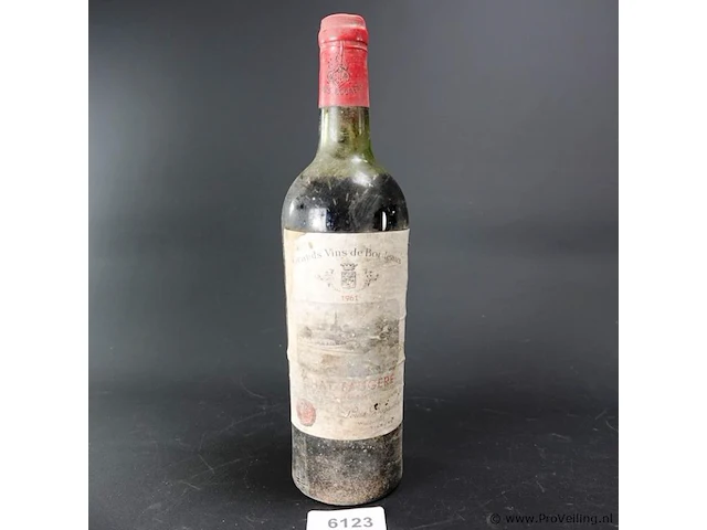 Fles chat faugere 1961 - afbeelding 1 van  4