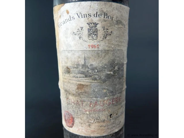 Fles chat faugere 1961 - afbeelding 2 van  4