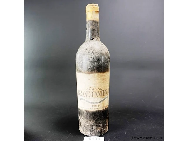Fles chateau brane-cantenac 1953 - afbeelding 1 van  4