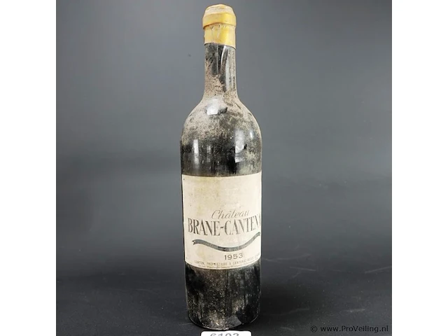 Fles chateau brane-cantenac 1953 - afbeelding 1 van  4