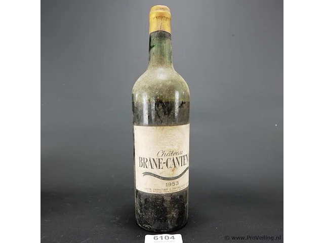 Fles chateau brane-cantenac 1953 - afbeelding 1 van  4