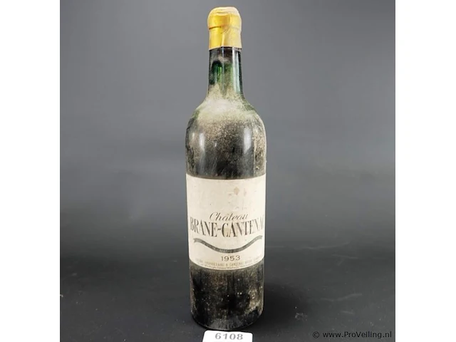 Fles chateau brane-cantenac 1953 - afbeelding 1 van  4