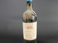 Fles chateau grand barrail lamarzelle figeac saint-emillion 1955