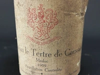 Fles chateau le tertre de caussan medoc 1959 - afbeelding 2 van  4