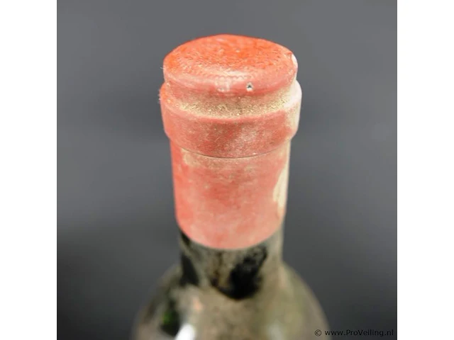 Fles chateau lescadre grande vins de bordeaux-blaye-1961 - afbeelding 3 van  4