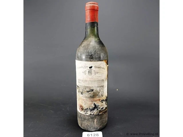 Fles chateau lescadre grande vins de bordeaux-blaye-1961 - afbeelding 1 van  4